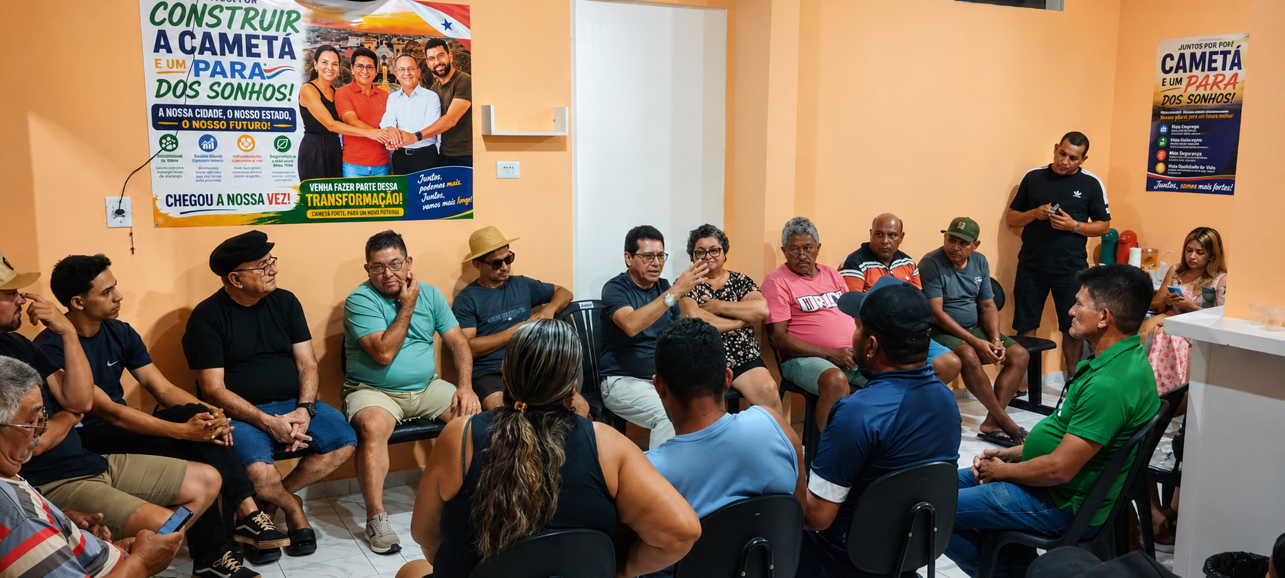 Reunião com lideranças
