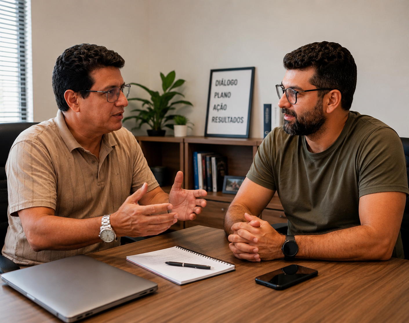 Dr. Daniel e Manelzinho conversam sobre a vinda a Cametá